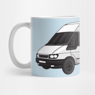 Delivery van illustration Mug